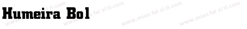 Humeira Bold字体转换